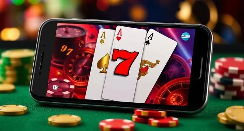 YWKK mobile casino app interface